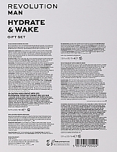 Zestaw - Revolution Skincare Man Hydrate & Wake Gift Set (eye ser/15ml + f/wash/150ml + f/cr/75ml) — Zdjęcie N2