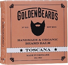 PRZECENA! Zestaw do pielęgnacji brody - Golden Beards Starter Beard Kit Toscana (balm/60ml + oil/30ml + shm/100ml + cond/100ml + brush) * — Zdjęcie N12