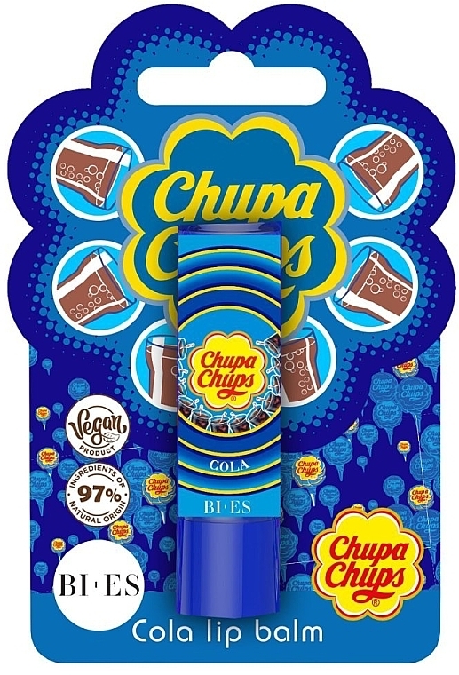 Balsam do ust Cola - Bi-es Chupa Chups Cola Natural & Vegan — Zdjęcie N1
