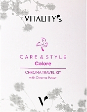 Kup Zestaw do włosów farbowanych - Vitality's C&S Colore Chroma Kit Travel (shmp/100ml + h/mask/50ml)