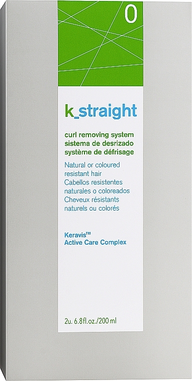 PRZECENA! Zestaw do prostowania twardych włosów - Lakme K-Straight Curl Removing System for Resistant Hair 0 * — Zdjęcie N1