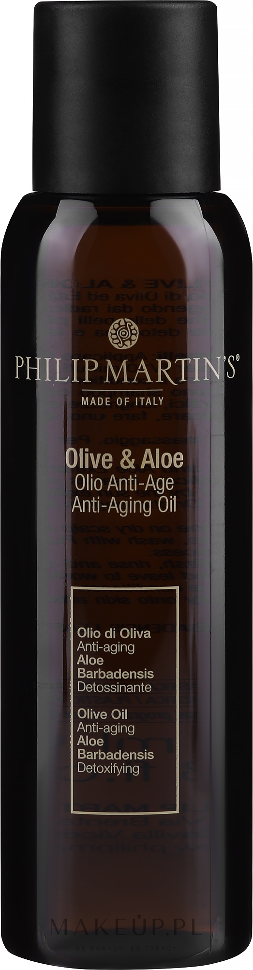 Kuracja do włosów, twarzy i ciała Oliwa i aloes - Philip Martin's Olive & Aloe — Zdjęcie 100 ml