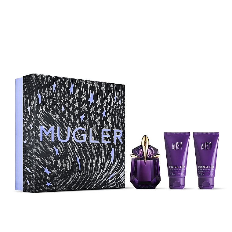 Mugler Alien - Zestaw (edp 30 ml + b/lot 50 ml + sh/gel 50 ml) — Zdjęcie N1