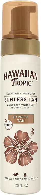 Pianka samoopalająca - Hawaiian Tropic Sunless Tan Express Self Tanning Foam — Zdjęcie N1