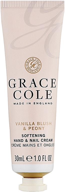 Krem do rąk i paznokci Wanilia i piwonia - Grace Cole Boutique Hand & Nail Cream Vanilla Blush & Peony — Zdjęcie N1