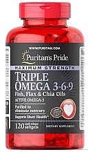 Kup Suplement diety Omega 3-6-9 - Puritan's Pride Triple Omega 3-6-9 Fish, Flax&Chia Oils