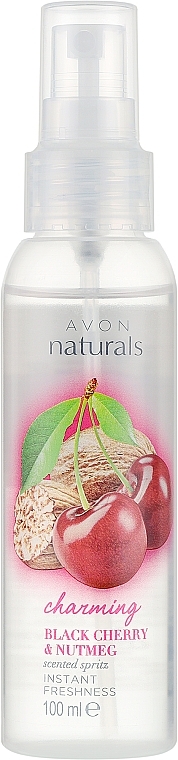 Mgiełka do ciała Gałka muszkatołowa i czereśnia - Avon Naturals — Zdjęcie N1