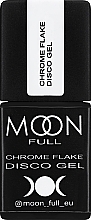 Żelowy lakier do paznokci - Moon Full Color Chrome Flake Disko Gel — Zdjęcie N1