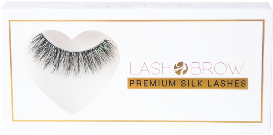 Sztuczne rzęsy - Lash Brow Premium Silk Lashes Oh La La — Zdjęcie N1