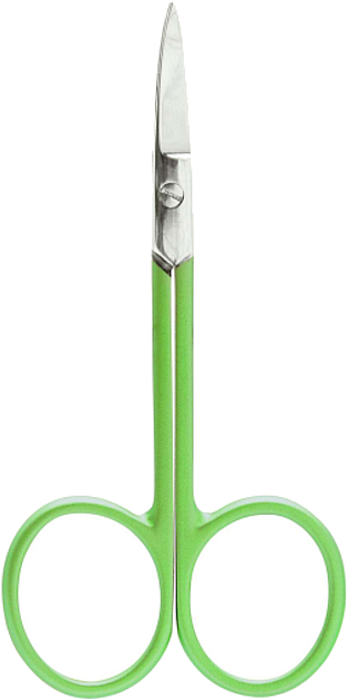 Nożyczki do skórek, zielone - Titania Cuticle Scissors Green — Zdjęcie N1