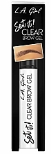 Transparentny żel do brwi - L.A. Girl Set It! Clear Brow Gel — Zdjęcie N2