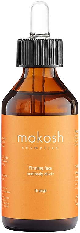 Ujędrniający eliksir do twarzy i ciała Pomarańcza - Mokosh Cosmetics Firming Face And Body Elixir — Zdjęcie N1