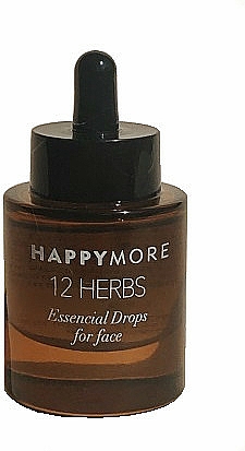 Ziołowe serum do twarzy - Happymore 12 Herbs Essential Drops — Zdjęcie N1