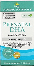 Wegański suplement diety dla kobiet w ciąży, Olej rybny, 500 mg - Nordic Naturals Prenatal DHA — Zdjęcie N2