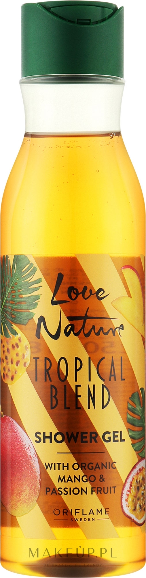 Żel pod prysznic z organicznym mango i marakują - Oriflame Love Nature — Zdjęcie 250 ml