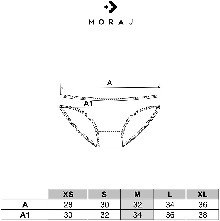 Majtki bikini damskie z nadrukiem lamparta, zielone - Moraj — Zdjęcie N2