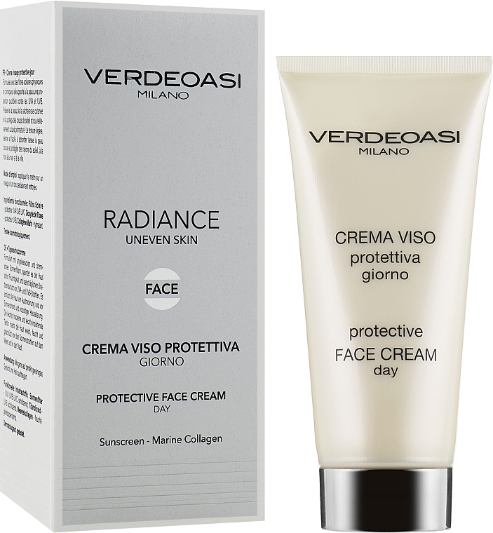 Krem przeciwsłoneczny do twarzy na dzień - Verdeoasi Radiance Uneven Skin Protective Face Cream — Zdjęcie N2