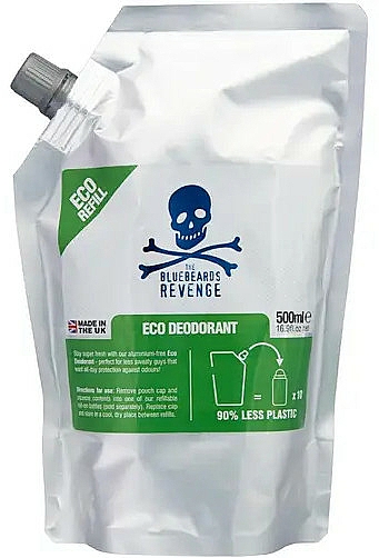 Dezodorant w kulce - The Bluebeards Revenge Eco Deodorant (doy-pack) (jednostka wymienna) — Zdjęcie N1