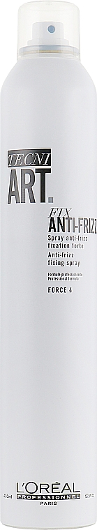 Utrwalający spray przeciw puszeniu się włosów - L'Oreal Professionnel Tecni.art Air Fix Anti-Frizz
