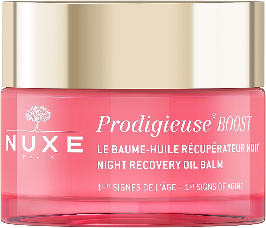 Odbudowujący balsam do twarzy na noc - Nuxe Prodigieuse Boost Night Recovery Oil Balm — Zdjęcie N1