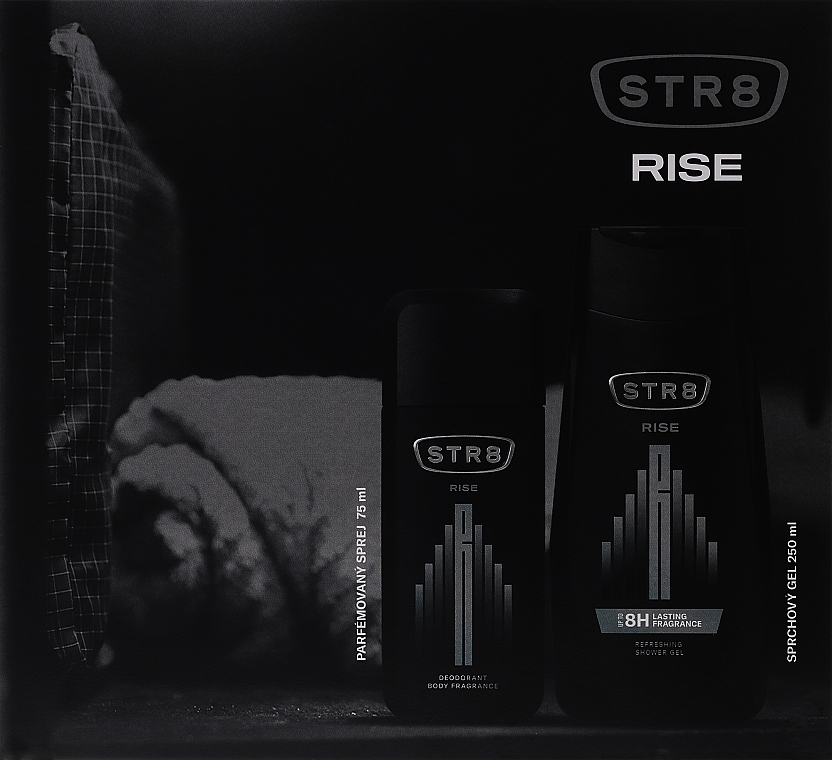 STR8 Rise - Zestaw kosmetyków dla mężczyzn (deo/spray 75 ml + sh/gel 250 ml) — Zdjęcie N1