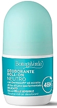 Dezodorant w kulce z hiperfermentowanym ekstraktem z kwiatu lotosu - Bottega Verde 48H Roll-On Deodorant With Dermosoft And Hyperfermented Lotus Blossom Extract — Zdjęcie N1