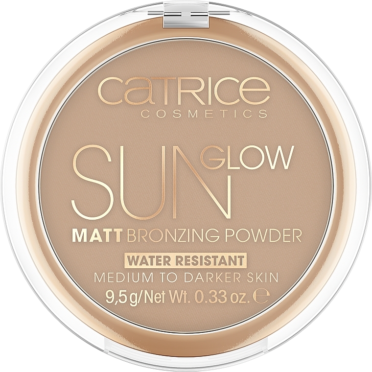 Puder brązujący do twarzy - Catrice Sun Glow Matt Bronzing Powder