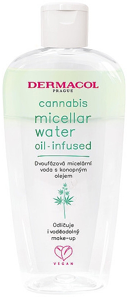 Woda micelarna z olejem konopnym - Dermacol Cannabis Micellar Oil-infused Water — Zdjęcie N1