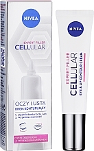 Krem do konturowania oczu i ust - NIVEA Cellular Expert Filler Eye & Lip Contour Cream — Zdjęcie N1