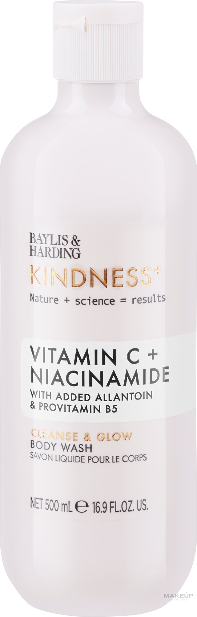 Żel pod prysznic - Baylis & Harding Kindness+ Vitamin C + Niacinamide Cleanse & Glow Body Wash — Zdjęcie 500 ml