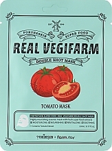 Kup Rozjaśniająca maska do twarzy z ekstraktem z pomidorów - Fortheskin Super Food Real Vegifarm Double Shot Mask Tomato