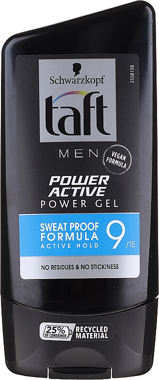 Żel do modelowania włosów dla mężczyzn - Taft Looks Power Active Gel — Zdjęcie N1