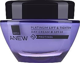 Kup Liftingujący krem ujędrniający na dzień z protinolem SPF 20 - Avon Anew Platinum Lift & Tighten Day Cream SPF 20