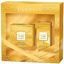 Kup Zestaw - Dermika Luxury Gold 24k Total Benefit (f/cr/50 ml + f/ser/60 g)