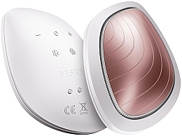 Szczoteczka soniczna do twarzy - Geske Sonic Warm & Cool Mask 9 In 1 White Rose Gold — Zdjęcie N1