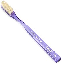 Szczoteczka do zębów, fioletowa - Acca Kappa Soft Pure Bristle Toothbrush Model 567 — Zdjęcie N1