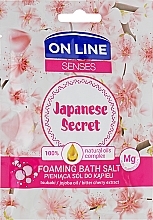 Kup Pieniąca sól do kąpieli z olejami tsubaki i jojoba - On Line Senses Japanese Secret