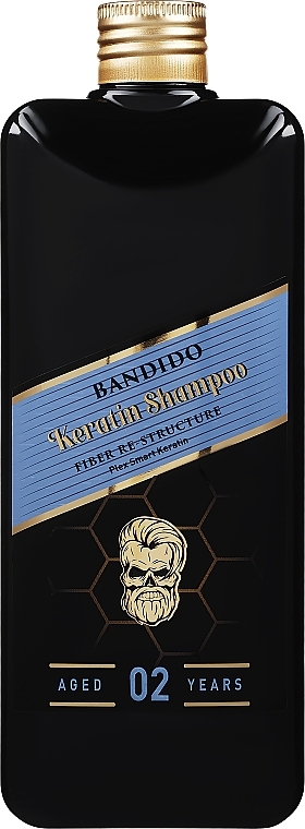 Szampon do włosów z keratyną - Bandido Hair Shampoo Keratin — Zdjęcie N1