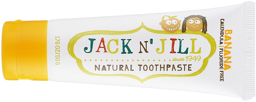 Naturalna pasta do zębów dla dzieci Banan - Jack N' Jill Toothpaste Banana — Zdjęcie N1