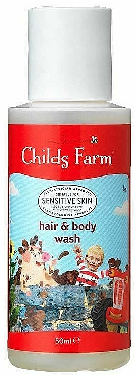 Organiczny szampon do skóry głowy i ciała ze słodką pomarańczą - Childs Farm Hair & Body Wash Organic Sweet Orange — Zdjęcie N1