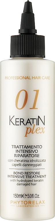 Produkt do intensywnej regeneracji z hydrolizowaną keratyną - Phytorelax Laboratories Keratin Plex Bond Restore Intensive Treatment