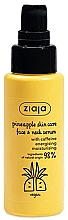 Serum do twarzy i szyi z ekstraktem z ananasa - Ziaja Pineapple Skin Care Face & Neck Serum — Zdjęcie N1