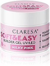 Kup Modelujący żel do paznokci - Claresa Soft & Easy Builder Gel UV/LED Milky Pink