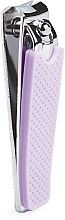 Obcinacz do paznokci, fioletowy - IDC Institute Precision Nail Clipper — Zdjęcie N1