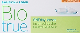 Kup PRZECENA! Soczewki jednodniowe do korekcji astygmatyzmu, SPH +2,75, CYL -1,25, AX 070, 30 szt. - Bausch & Lomb Biotrue® ONEday for Astigmatism *