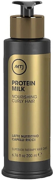 Odżywcza maska do włosów kręconych - MTJ Cosmetics Superior Therapy Protein Milk