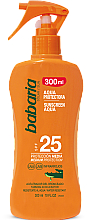 Kup Przeciwsłoneczny spray do ciała SPF 25 - Babaria Sunscreen Aqua SPF25 Aloe Vera