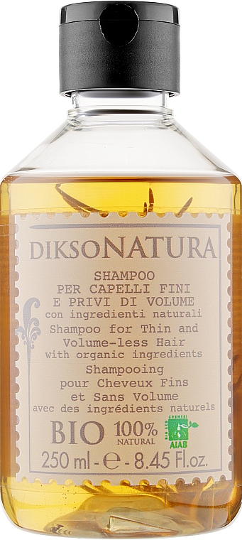 Szampon do włosów cienkich i pozbawionych objętości z ekstraktem z czerwonego świerka - Dikson Natura Shampoo Volume