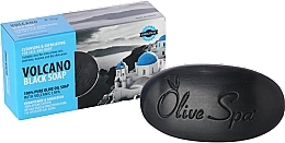 Kup PRZECENA! Czarne mydło oliwkowe z popiołem z lawy wulkanicznej - Santo Volcano Spa Black Soap *