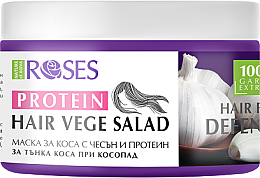 Kup Rewitalizująca maska ​​do włosów cienkich z czosnkiem i proteinami - Nature of Agiva Roses Protein Vege Salad Mask Hairfall Defense